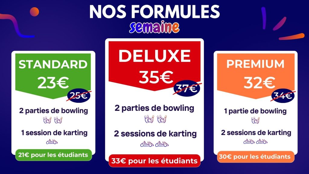 FORMULES SEMAINE
